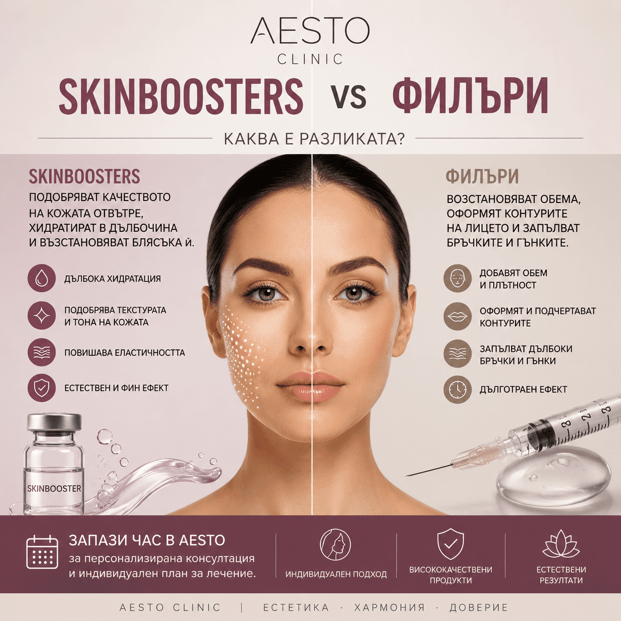 Skinboosters vs филъри